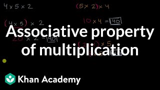 Associative property of multiplication [upl. by Egidio]