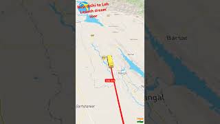 A dream toor From Delhi to Leh Ladakh valley automobile tourist travel flight lovely bestview [upl. by Adarbil375]