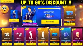 Mystery Shop Discount Event Free Fire  Up To 90 Off Mystery Shop  Free Fire New Event  Ff Event [upl. by Mages]