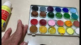 Tip for Creating a Palette Using CRAFT Acrylic Paint [upl. by Juetta]