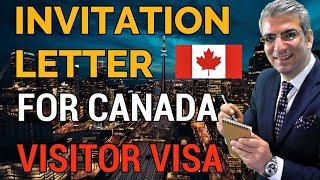 Invitation Letter for Canada Visitor Visa 🇨🇦 [upl. by Grimaud]