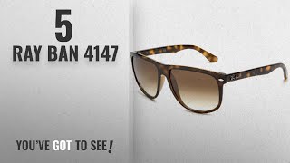 Top 10 Ray Ban 4147  Winter 2018  RayBan RB4147  LIGHT HAVANA Frame CRYSTAL BROWN GRADIENT [upl. by Esilram637]