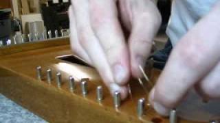 A Psimple Psaltery Tying a String to the Hitch Pin [upl. by Ddarb]