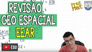 PREMONIÇÃO EEAR MATEMÁTICA GEOMETRIA ESPACIAL [upl. by Redla]