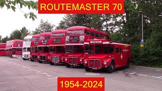 Routemaster 70 celebrating 70 years of the London Routemaster 1954 2024 [upl. by Akerboom]