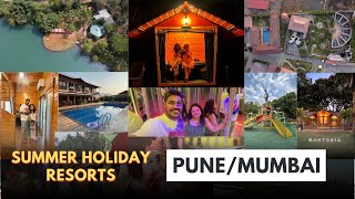 Summer Holiday Resorts Near Pune and Mumbai  Monteria Resort  Sneh Resort  Tatva Sparsh [upl. by Phelia]