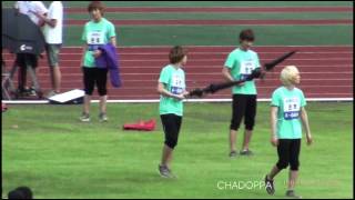 Fancam Minho playing around with KyuHyun  110827 IC [upl. by Nylde16]