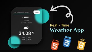 Weather App using Html Css amp Js with source code [upl. by Fillender554]