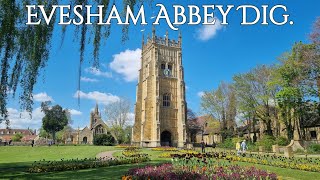 Evesham Abbey archaeological dig [upl. by Lrat]