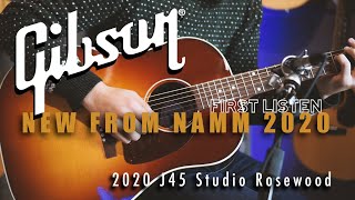 The New Gibson J45 Studio Rosewood  Live Demo [upl. by Eznyl]