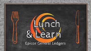 Epicor General Ledgers [upl. by Imailiv]