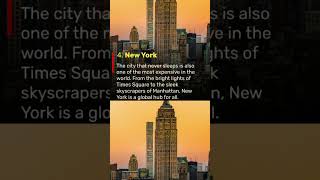 10 Worlds Most Expensive cities globally  2024 shorts travel [upl. by Assirram]