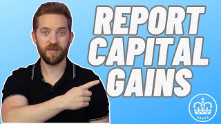 How To Report A Capital Gain To HMRC via Self Assessment Tax Return [upl. by Anoyi468]