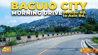 Baguio City Morning Drive From Upper Session Road to Asin Road [upl. by Debbi]