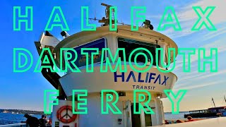 The HalifaxDartmouth Ferry Experience  Downtown Dartmouth Nova Scotia 4K [upl. by Pollux]