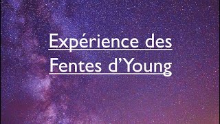 3Expérience des fentes dYoung [upl. by Kram509]