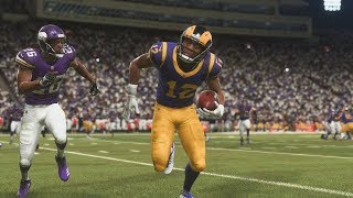 NFL Thursday Night Football 927 Los Angeles Rams vs Minnesota Vikings NFL Week 4  Madden 19 [upl. by Ahsilek]