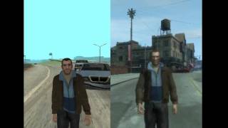 GTA SA vs GTA IV car bailout [upl. by Cruz332]