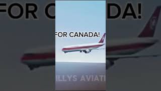 Air Canada is drifting in the air while cruising 41000 feet and the fuel tank is empty aviation [upl. by Eniawtna789]