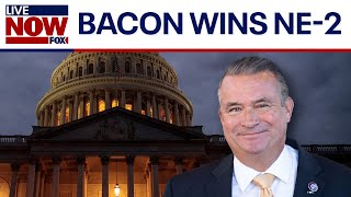 Balance of power Republican Don Bacon wins reelection in NE2  LiveNOW from FOX [upl. by Eenert]