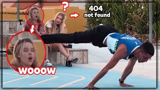 How Women React to Calisthenics crazy reactions [upl. by Ardeen]