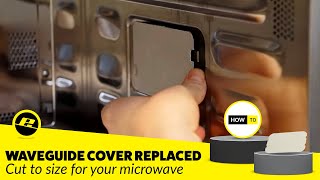 How to Replace a Microwave Waveguide Cover Cut to Size [upl. by Leahcimnoj]