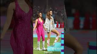 Kiara Advani Kriti Sanon beautiful bollywood Mumbai wpl cricket2024 [upl. by Eelimaj223]