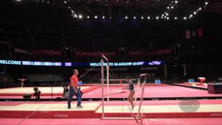 BULIMAR Diana Laura ROU  2015 Artistic Worlds  Qualifications Uneven Bars [upl. by Riti]