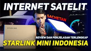 STARLINK MINI  REVIEW  INTERNET CEPAT DARI LANGIT TERKECIL DIMANAPUN KITA BERADA [upl. by Lemrahs]