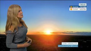 Jo Blythe  ITV Granada Weather 21amp22Nov2024 [upl. by Aglo106]