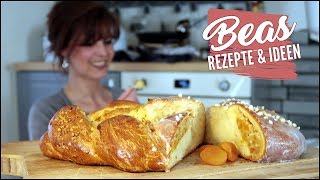 Hefezopf Rezept  gefüllter Striezel  Backen zum Frühstück oder Osterbrunch [upl. by Jarret]