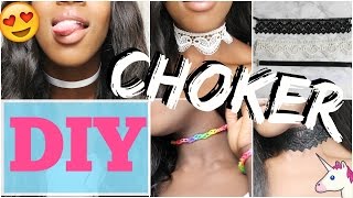 5 DIY HALSBÃ„NDER I Choker Bracelet  90s TATTOO KETTEN  Ashley Forsson [upl. by Bish]