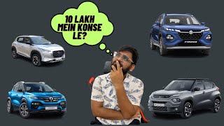 FRONX vs PUNCH vs KIGER vs MAGNITE  ULTIMATE MAHA FEATURES COMPARISON  BEST CAR UNDER 10 LAKHS [upl. by Otsirc]