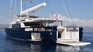 40 m Steel Hull Motorsailer EXTREME walkthrough Yacht For Sale [upl. by Blithe804]