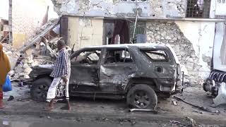 Somalia car bombing kills five in Mogadishu  REUTERS [upl. by Amador790]