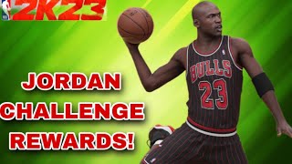 NBA 2K23  Jordan Challenge Rewards Showcase [upl. by Neryt]