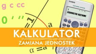 KALKULATOR 2  przeliczanie jednostek kątowych stopnie grady radiany [upl. by Luciana80]