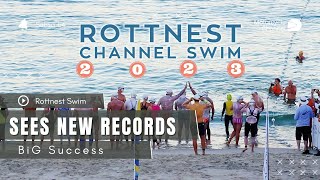 Unprecedented Success Rottnest Swim Sees New Records Across the Boardquot Rottnest Swim Channel [upl. by Nasas]