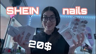 SHEIN NAIL HAUL 20 press on review [upl. by Clements]