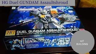 HG Duel GUNDAM Assaultshroud Kit Building [upl. by Yorgo]