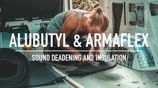 How to insulate a van  Armaflex Insulation amp Alubutyl  silvervanproject [upl. by Dorman51]