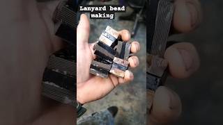 Making lanyard beads [upl. by Ardnoyek]