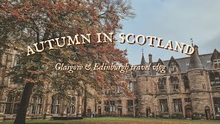 🍂 Late Autumn in Edinburgh  Bookshops coffee and moody cemeteries  Cosy travel Vlog 🤎 [upl. by Primaveria291]