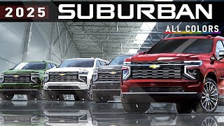 New 2025 Chevy Suburban amp Tahoe  Detailed Overview amp Color Options [upl. by Scurlock88]