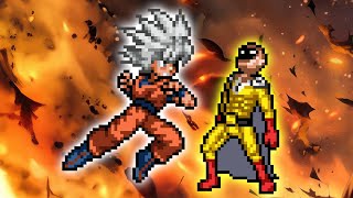 Goku Mastered Ultra Instinct Manga VS Saitama Serious Mode [upl. by Curnin]