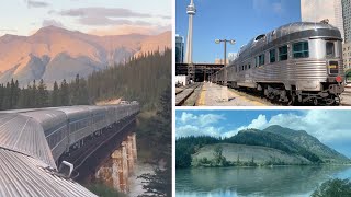 Toronto to Vancouver by train VIA Rails Canadian [upl. by Aryahay]