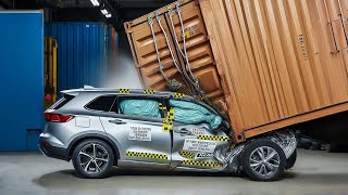 CAR VS TRUCK CRASH TEST top10 [upl. by Attiuqram]