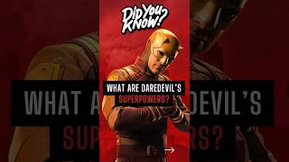 What Are Daredevil’s Powers What Makes Daredevil Super Marvel defenders avengers daredevil [upl. by Nomolas]