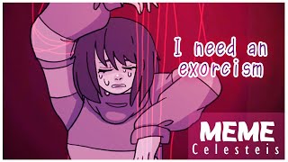 ⊱ ⋮ I need an exorcism  tweening meme extended ♡ ver chara amp frisk ⋮ ⊰ ENESP [upl. by Jelsma]