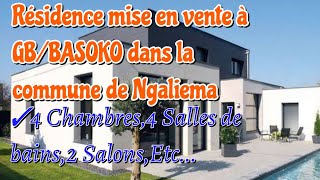 👉 RÉSIDENCE MISE EN VENTE À KINSHASA NA NDAKU YA SIKA YA 4 CHAMBRES2 SALONS3 SALLES DE BAINSETC [upl. by Maddy]